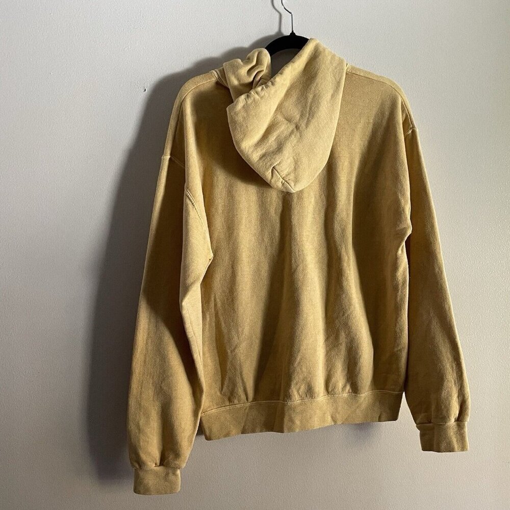 FanJoy David's Vlog Adult Sz M Yellow Colorful Graphic Hooded Sweatshirt - Picture 6 of 7